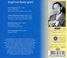 Siegfried Reda spielt Pepping, David, Reda, Hindemith, CD