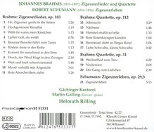 Johannes Brahms (1833-1897): Chorlieder op.31,op.103,op.112, CD