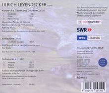 Ulrich Leyendecker (1946-2018): Symphonie Nr.4, CD