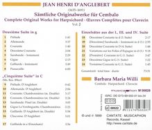 Jean-Henri d'Anglebert (1629-1691): Sämtliche Cembalowerke Vol.2, CD