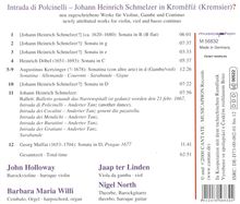 Johann Heinrich Schmelzer (1623-1680): 4 Sonaten, CD