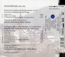 Hugo Distler (1908-1942): Cembalokonzert op.14, Super Audio CD