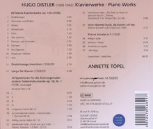 Hugo Distler (1908-1942): Klavierwerke Vol.1, CD