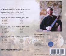 Johann Sebastian Bach (1685-1750): Sonaten BWV 1001,1003,1005 für Gitarre, CD