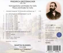 Friedrich Grützmacher (1832-1903): Vortragsstücke und Etüden für Cello, CD