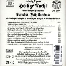 Fritz Strassner: Heilige Nacht, CD
