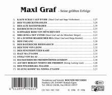 Maxl Graf: Seine größten Erfolge, CD