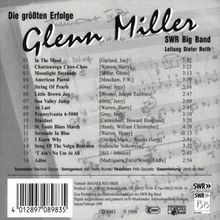 SWR Big Band: Glenn Miller - Die größten Erfolge, CD