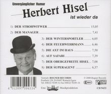 Herbert Hisel: ...ist wieder da, CD