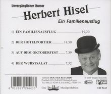 Herbert Hisel: Ein Familienausflug, CD