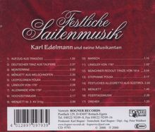 Karl Edelmann: Festliche Saitenmusik, CD