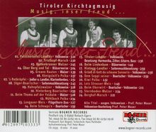 Tiroler Kirchtagmusig: Musig, inser Freud', CD