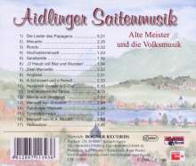 Aidlinger Saitenmusik: Alte Meister und die Volksmusik, CD