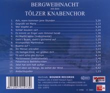 Tölzer Knabenchor: Bergweihnacht, CD