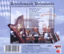 Betriebsmusik Detten.: Betriebsmusik Dettendorfer, CD