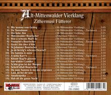 Alt-Mittenwalder Vierklang/Zithermusi Fütterer: Mir kemma vom Gebirg, CD