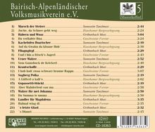 Bairisch-Alpenländischer Volksmusikverein e.V: Musterkofferl 5: Und i bin a frisch's Jagerl, CD