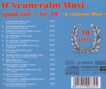 D'Neuneralm Musi: Spuilt auf Nr. 10, CD