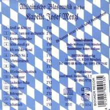 Josef Menzl: Altbairische Blasmusik, CD