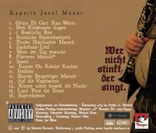 Josef Menzl: Wer nicht singt, der stinkt (Explicit), CD