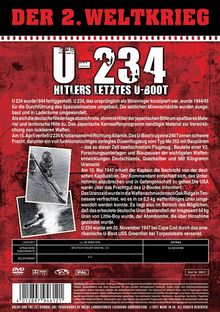 U-234 - Hitlers letztes U-Boot, DVD
