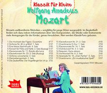 Klassik für Kleine - Wolfgang Amadeus Mozart, CD