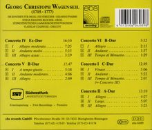 Georg Christoph Wagenseil (1715-1777): Orgelkonzerte Nr.1,2,4-6, CD
