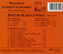 Dimitri Kabalewsky (1904-1987): Klaviersonaten Nr.2 &amp; 3, CD