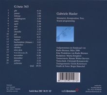 Gabriele Hasler: G.Bete 365 (Gebete), CD
