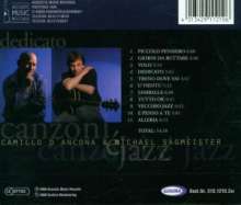 Camillo D'Ancona &amp; Michael Sagmeister: Dedicato - Canzoni E Jazz, CD