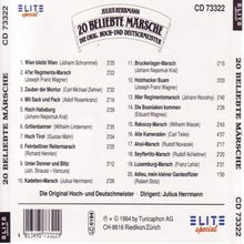 Julius Herrmann: 20 beliebte Märsche, CD