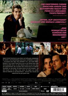 Oben rechts: Rezensionen loben Chemie und Humor. Unten: Inhalt über Agathe in romantischer Komödie thematisiert.