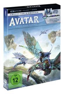 Avatar (Collector's Edition) (Ultra HD Blu-ray &amp; Blu-ray im Digipack), 1 Ultra HD Blu-ray und 3 Blu-ray Discs