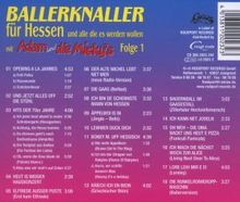 Adam &amp; Die Mickys: Ballerknaller für Hessen Folge 1, CD