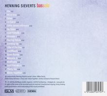 Henning Sieverts (geb. 1966): Bassolo, CD