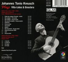 Johannes Tonio Kreusch (geb. 1970): Plays Villa-Lobos &amp; Ginastera, CD