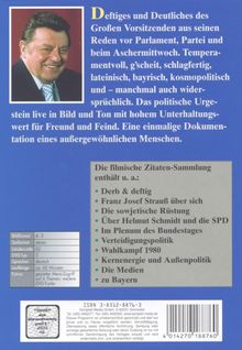 Franz Josef Strauß live, DVD