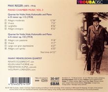 Max Reger (1873-1916): Klavierquartette op.113 &amp; 133, CD