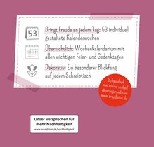 Mini-Wochenkalender Einatmen. Ausatmen. Lächeln. 2026, Kalender