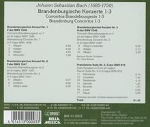 Johann Sebastian Bach (1685-1750): Brandenburgische Konzerte Nr.1-3, CD