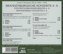 Johann Sebastian Bach (1685-1750): Brandenburgische Konzerte Nr.4-6, CD