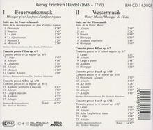 Georg Friedrich Händel (1685-1759): Wassermusik/Feuerwerksm, 2 CDs