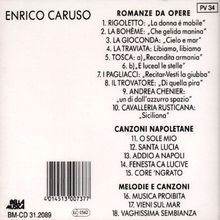 Enrico Caruso - Romanze da Opere, CD
