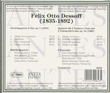 Felix Otto Dessoff (1835-1892): Streichquintett op.10, CD