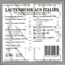 Christian Zimmermann - Lautenmusik aus Italien, CD