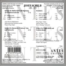 Josef Schelb (1894-1977): Konzert für Bassklarinette mit Begleitung von 10 Soloinstrumenten, CD