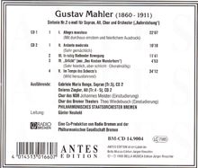 Gustav Mahler (1860-1911): Symphonie Nr.2, 2 CDs