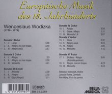 Wenceslaus Wodizka (1720-1774): Sonaten Nr.1-6 für Violine &amp; Bc, CD