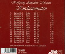 Wolfgang Amadeus Mozart (1756-1791): Kirchensonaten für Orgel &amp; Orchester Nr.1-17, CD