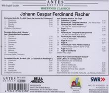 Johann Caspar Ferdinand Fischer (1656-1746): Orchestersuiten Nr.4 &amp; 7 (aus "Le Journal du Printemps"), CD